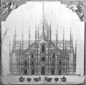 Milano. Duomo (Progetto per la facciata)