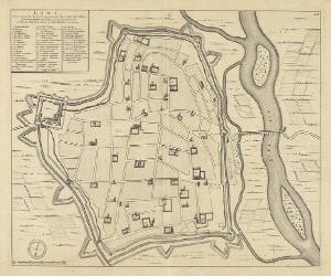 Lodi. Pianta topografica