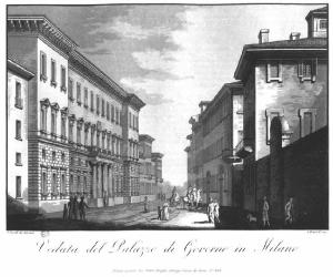 Milano. Palazzo della Prefettura ex Palazzo del Governo