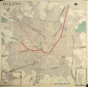 Milano. Pianta topografica