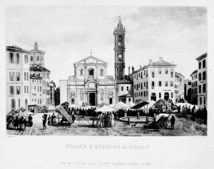 Milano. Piazza Santo Stefano