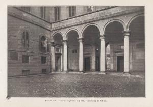 Milano. Caserma dei Carabinieri in Via Moscova (Cortile)