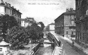 Milano. Naviglio. Via del Senato