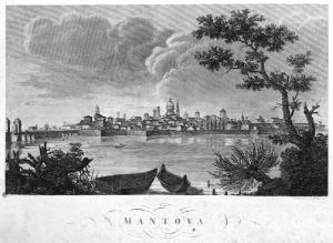 Mantova. Veduta prospettica