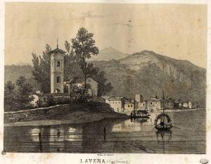 Lavena. Veduta dal lago Ceresio