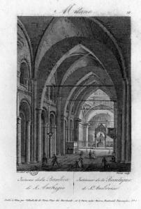 Milano. Interno della Basilica di Sant'Ambrogio