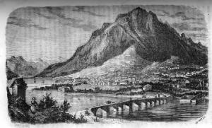 Lecco. Veduta prospettica