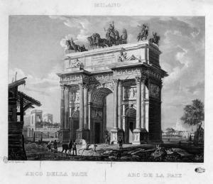 Milano. Arco della Pace