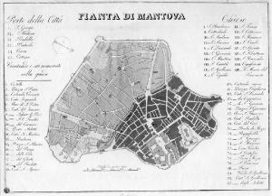 Mantova. Pianta topografica