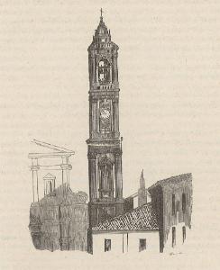 Milano. Campanile della Chiesa di Santo Stefano