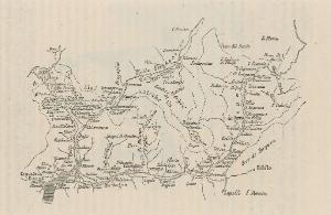 Valtellina. Carta geografica