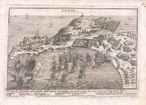 Gaeta assediata dalle truppe cattoliche nel 1734