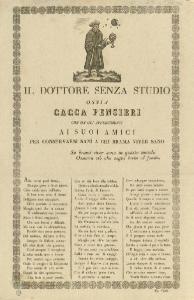 Il dottore senza studio ossia cacca pensieri che dà gli avvertimenti ai suoi amici per conservarsi sani a chi brama viver sano