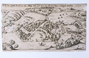 Abriß der Statt Mantoua wie selbige diser zeit von den Keiserischen belaegert worden 1630