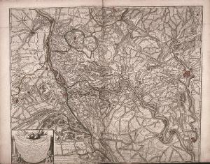 Carte Topographique de la plus / Grande partie du Duché de Mantouë levee sur les lieux / Par Ordre du Duc de Mantouë, [...]