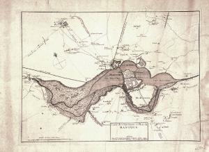 Carte des Environs et Plan de / MANTOUE