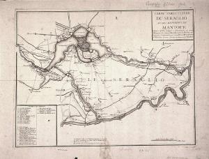 CARTE PARTICULIERE / DU SERRAGLIO / ET SES ENVIRONS DE / MANTOUE / [...]