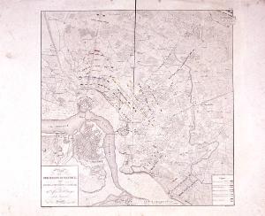 Plan / de la / FORTERESSE DE MANTOUE, / pour / L'INTELLIGENCE DES DEUX SIÉGES, / et / des Affaires de St. Georges, / et de la Favorite, / en 1796.