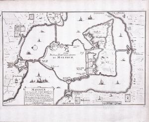 PLAN DES FORTIFICATIONS / DE MANTOÜE