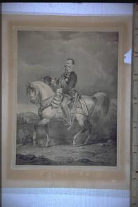 Ritratto di Vittorio Emanuele II a cavallo