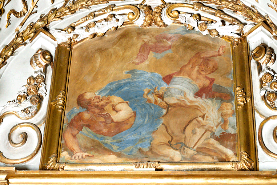 Novate Mezzola, chiesa della Santissima Trinità, Giulio Quaglio, Conversione di san Paolo