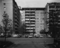 Edifici residenziali Lido e garage, Milano, via F. Albani 58, piazza C. Stuparich 8, via A. Algardi (AACR).
